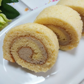 マロンクリーム入り～ロールケーキ☆